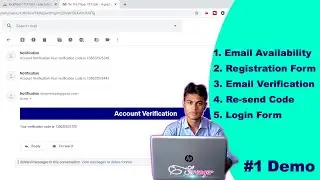 #1 Complete Login System with Email Verification Demonstration