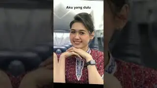 Pramugari lion air Mega restanti DuluVSsekarang Bubu/Mega