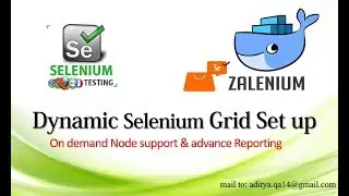 Dynamic Selenium Grid Setup with Zalenium using Docker Container