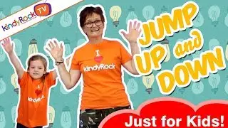 Best action song for Preschoolers Jump up and Down. From kindyRock - favorite songs for kids!