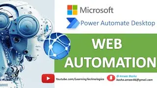 Power Automate Desktop : Introduction of  Web Automation
