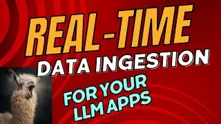 How to make your LLMs apps ingest real-time data and index it on the fly at scale.