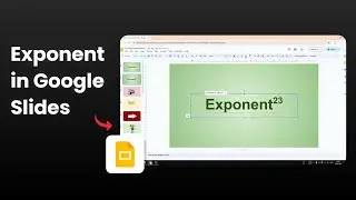 How to Add Exponent in Google Slides