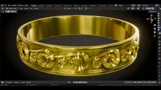 Modeling a Simple 3D Ring in Blender 4.1 | Curves