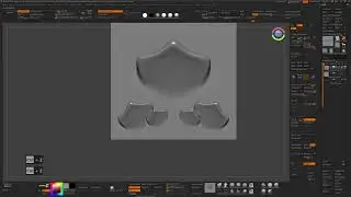 ZBrush - Animal scales with VDM and XTractor Brushes / NanoMesh and MicroPoly (RUS)