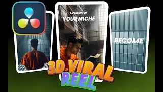 Creating Viral 3D Instagram Reels (BartVFX) | Davinci Resolve | 28