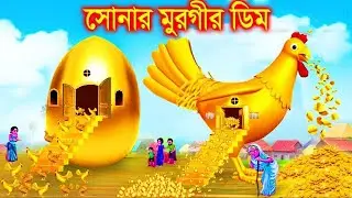 জাদুর সোনার মুরগির ডিম। Jadur Golpo | kartun | Thakurmar Jhuli | RupkotharGolpo | Bangla Cartoon