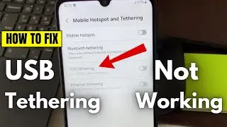 FIXED - USB Tethering NOT Working only Charging in Mobile | enable USB tethering