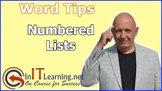 Word: Working with Numbered Lists and the Problem with Adding a Paragraph