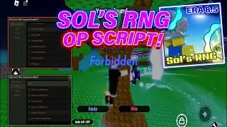 Sol's RNG Script / Hack GUI | Fast Auto Roll, Auto Farm, Auto Farm Potions, ESP & More