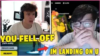 CLIX & STABLE RONALDO Embarrassed ASIANJEFF & HIS FNCS DUO In 2v2 WAGER! (Fortnite moments)