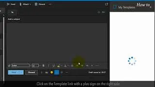 How to Create an email message template in Outlook