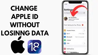 How To Change Apple Id Without losing Data on iphone