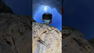 GoPro | Sunrise Triple Backflip BASE Jump 🎬 Andy Finney #Shorts #BASE