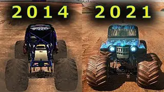 Evolution of Son uva Digger in Monster Jam and Monster Truck Games