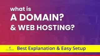 What is a Domain name? What is Web Hosting? (For Complete Beginners) | Webhosting Setup Tutorial