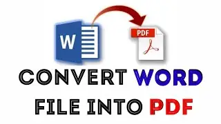 Ms word me PDF kaise banaye|| How to convert word file to PDF💡