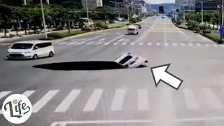 10 Scary Sinkholes Caught Forming on Camera