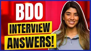 BDO INTERVIEW QUESTIONS & ANSWERS! (How to Pass a BDO Job Interview + Competency Questions)