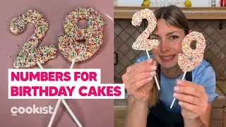 How to make numbers for your birthday cake with chocolate