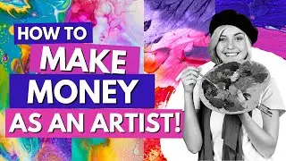 8 Ways You Can Make Money As An Artist 2022 | Art Career Tips #shorts