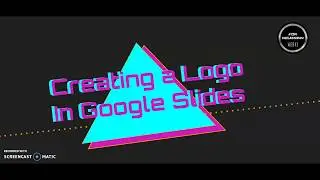 Google Slides Tutorial Creating a Logo/ Drop shadows