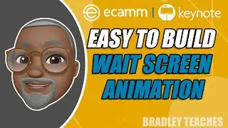 COUNTDOWN TRAILER: How to make a subdued wait screen/countdown animation in keynote for ecamm live