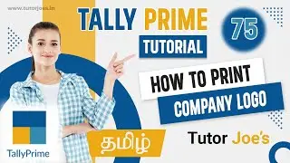 How to Print Company Logo in Tally Prime  in Tamil