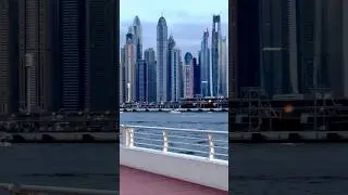 JBR from Plam Jumeirah, Dubai. #jbr #plamjumeirah #dubai #placestovisit #travel #travelvideo