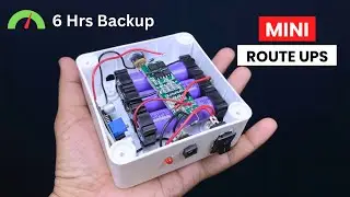How to Make Mini UPS For WiFi Router