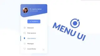 IONIC 5 Modern looking menu - UI design