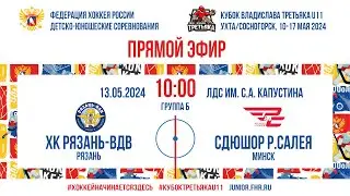 Кубок Третьяка U11. Рязань-ВДВ – СДЮШОР Салея | 13.05.2024, 10:00 МСК