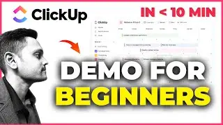 ClickUp Demo - Review and Tutorial For Beginners 2023 (FREE!) 🎉