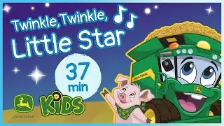 Twinkle, Twinkle, Little Star | 30 Minute Compilation - Nursery Rhymes 🎶 | John Deere Kids