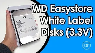 How to Fix the 3.3V Pin Issue in White Label Disks Shucked from Western Digital 8TB Easystore Drives