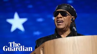 'Joy over anger': Stevie Wonder takes the stage at the Democratic national convention