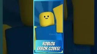 Roblox all the errors explained! #shorts #roblox