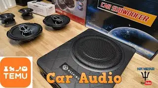 Temu Car Audio review Tweeters Subwoofer Speakers