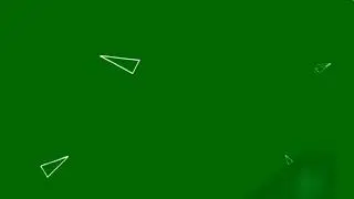 GREEN SCREEN PAPER PLANE EFFECT