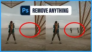 REMOVE ANYTHING in Adobe Photoshop (1 min tutorial)