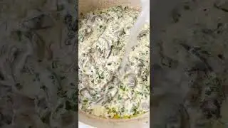 Creamy mushroom pasta - recipe in the comments #shorts