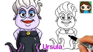 How to Draw Ursula | The Little Mermaid