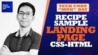 Recipe Sample Landing Page | Tech Code Mon Day