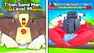 NEW SUMMER UPDATE 😱 Beat Evil Crab Boss 😎 NEW UNITS - Roblox Toilet Tower Defense