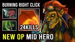 WTF Parasma Right Click Unlimited Firefly Burning Hard Carry Batrider Dota 2