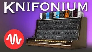 Knifonium Synthesizer - 26 Tubes in a Synth! - by Plugin Alliance, Knif Audio and Brainworx