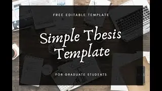 Chapter 3 - Simple Thesis Template for Graduate Students (FREE)