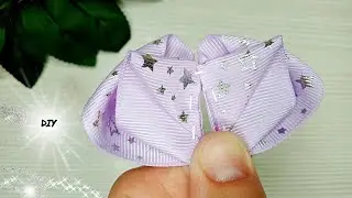 DIY Original, beautiful Mini bow made of ribbon