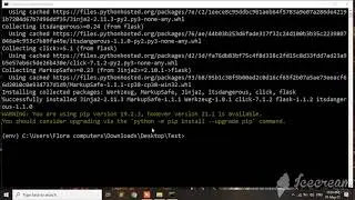 How to install FLASK in Windows 10 2021