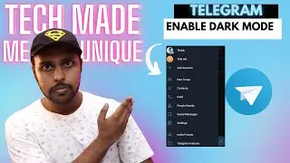 dark mode on telegram| telegram dark mode | how to enable night mode on telegram